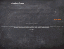 Tablet Screenshot of nakedhotgals.com